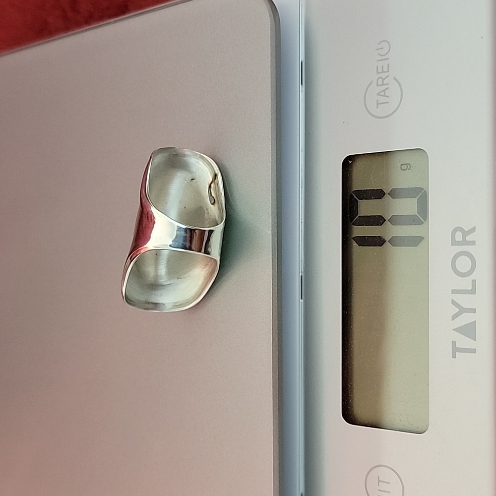 Silver Statement Ring 925 Mxican Silver - image 3